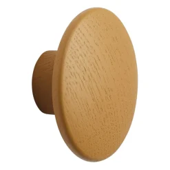 Muuto Dots wood haak burnt orange, Ø6,5 cm< Haken & Hangers