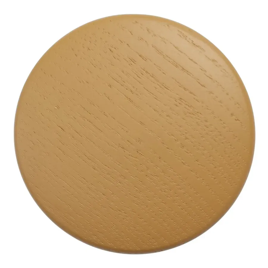 Muuto Dots wood haak burnt orange, Ø6,5 cm< Haken & Hangers
