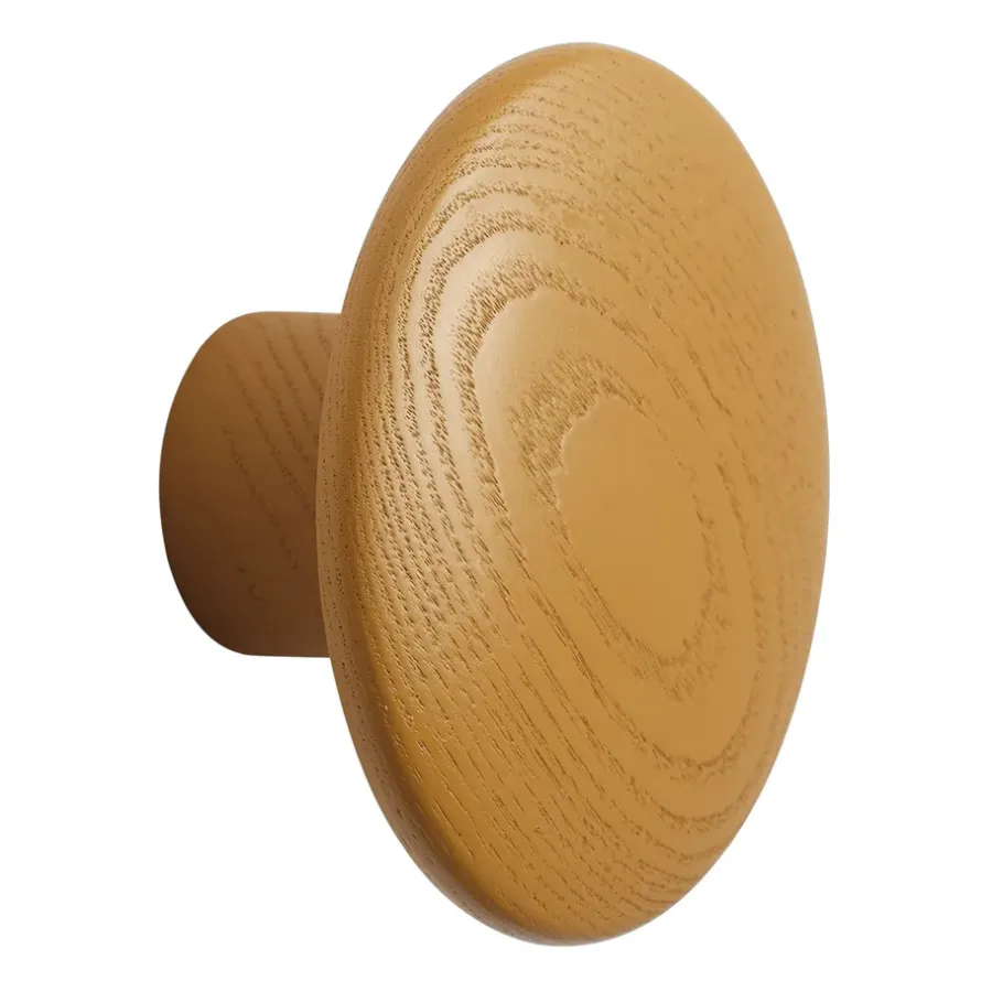 Muuto Dots wood haak burnt orange, Ø9 cm< Haken & Hangers