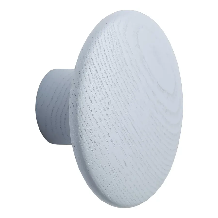 Muuto Dots wood haak light blue, Ø9 cm< Haken & Hangers