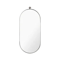 Kristina Dam Studio Dowel spiegel, Stainless steel 100x46 cm< Wandspiegels