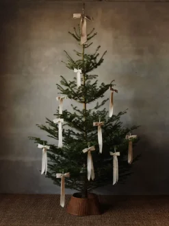 Ferm Living Drape braided tree skirt kerstboomrok, Natural< Kerstdecoraties