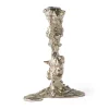 POLSPOTTEN Drip kandelaar L 25 cm, Zilver< Kandelaars