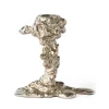POLSPOTTEN Drip kandelaar S 14 cm, Zilver< Kandelaars