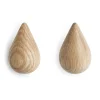 Normann Copenhagen Dropit haak, hout klein< Haken & Hangers