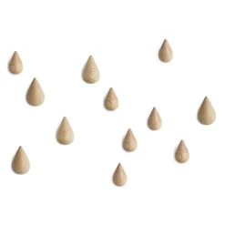 Normann Copenhagen Dropit haak, hout klein< Haken & Hangers