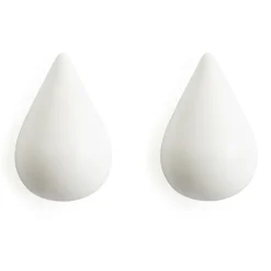 Normann Copenhagen Dropit haak, wit klein< Haken & Hangers