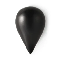 Normann Copenhagen Dropit haak, zwart groot< Haken & Hangers