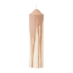 Ferm Living Dryp blokkaars, Beige, 20 cm< Kaarsen