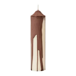 Ferm Living Dryp blokkaars, Dark Chocolate, 20 cm< Kaarsen
