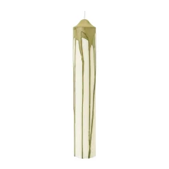 Ferm Living Dryp blokkaars, Olive Green, 30 cm< Kaarsen