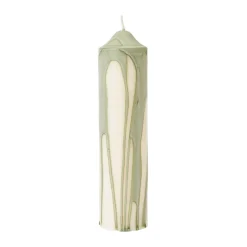 Ferm Living Dryp blokkaars, Tea Green, 20 cm< Kaarsen