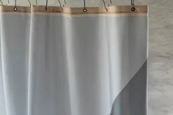 Mette Ditmer Duet douchegordijn 150x200 cm, Grijs< Douchegordijnen