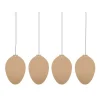 Cooee Design Easter Deco ei paasdecoratie 4-pack, Cafe au lait< Paasdecoratie