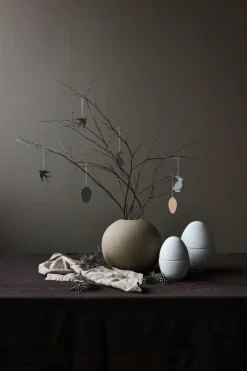 Cooee Design Easter Deco haas paashanger 4-pack, Sand< Paasdecoratie