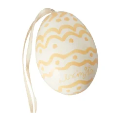 Lexington Easter Eggs in Papier Maché paashanger 2-pack, Green-yellow< Decoratieve Accessoires