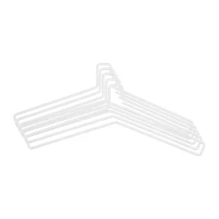 Scandi Living Edge hanger 5-pack, White< Kapstokken & Hangrekken|Haken & Hangers
