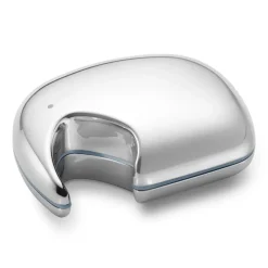 Georg Jensen Elephant doosje 7x10 cm, Roestvrij staal-blauw< Dozen & Boxen