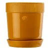 Sagaform Elise bloempot met schotel Ø17 cm, Geel< Bloempotten
