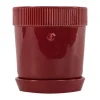 Sagaform Elise pot M Ø17 cm, Bordeauxrood< Kerstdecoraties
