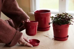 Sagaform Elise pot S Ø14 cm, Bordeauxrood< Kerstdecoraties