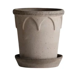 Bergs Potter Elizabeth pot Ø16 cm, Grey< Bloempotten