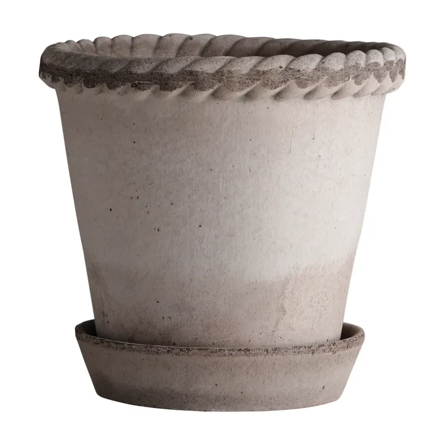 Bergs Potter Emilia pot 16 cm, Grijs< Bloempotten