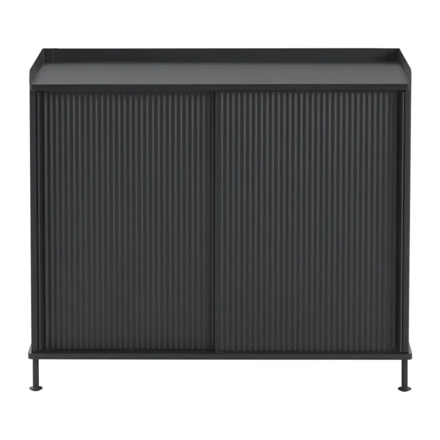 Muuto Enfold Sideboard 100x45x85 cm, Black-anthracite black< Ladekasten & Dressoirs