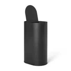 Ferm Living Enkel vuilnisbak small, Black< Pedaalemmers