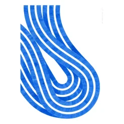 Paper Collective Entropy Blue 02 poster, 50x70 cm< Posters