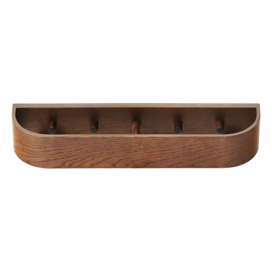 Audo Copenhagen Epoch kapstok 50 cm, Donkergebeitst eiken< Kapstokken & Hangrekken
