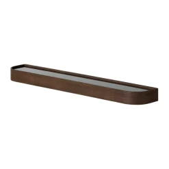 Audo Copenhagen Epoch plank met haken 118 cm, Dark stained oak-black< Planken & Planksystemen