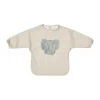 OYOY Erik Olifant slabbetje met mouw, Beige< Kinderkamer Interieuraccessoires|Kinderkamer Interieuraccessoires