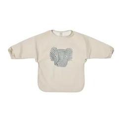 OYOY Erik Olifant slabbetje met mouw, Beige< Kinderkamer Interieuraccessoires|Kinderkamer Interieuraccessoires