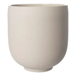 ERNST bloempot met voet natuurwit, H28 cm Ø26 cm< Bloempotten
