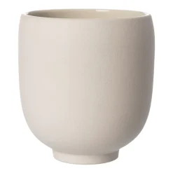 ERNST bloempot met voet natuurwit, H15 cm Ø14 cm< Bloempotten