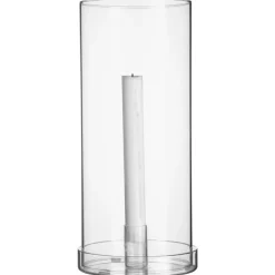 ERNST glazen lantaarn voor kaars 29 cm, Helder< Kandelaars