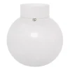 ERNST glazen vaas rond wit, H25 cm Ø24 cm< Vazen