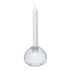 ERNST kaarsenhouder glas Ø11 cm, Bubbels< Kandelaars