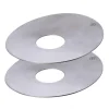 ERNST kaarsenmanchet Ø8,3 cm 2-pack, Geborsteld metaal< Kaarsenaccessoires