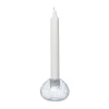 ERNST kandelaar glas Ø7,5 cm, Bubbels< Kandelaars