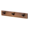 ERNST kapstokje 3 knoppen, Bruin< Haken & Hangers