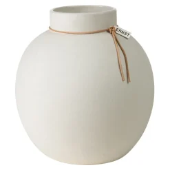 ERNST vaas aardewerk wit, 22 cm< Vazen