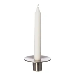 ERNST waxinelichtjeshouder aluminium Ø9,2 cm, 4 cm< Kandelaars