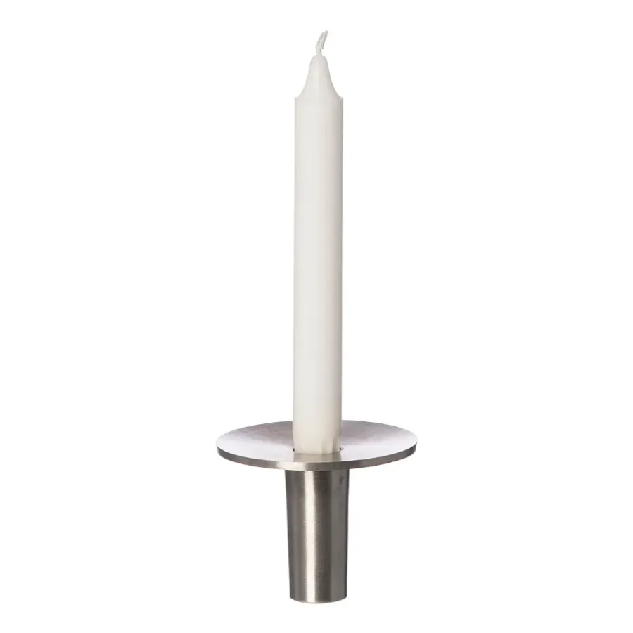 ERNST waxinelichtjeshouder aluminium Ø9,2 cm, 7 cm< Kandelaars