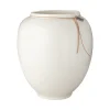 ERNST wit geglazuurde vaas, 28 cm< Vazen