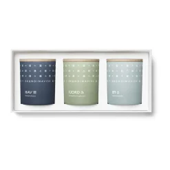 Skandinavisk ESCAPE mini geurkaars giftset 3-delig, 65 g< Geurkaarsen & Aroma Diffusers