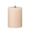 Ester & erik blokkaars LED, 11 Ice Latte, 10 cm< Led-Kaarsen