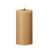Ester & erik blokkaars LED, 27 Almond butter, 15 cm< Led-Kaarsen