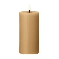 Ester & erik blokkaars LED, 27 Almond butter, 15 cm< Led-Kaarsen